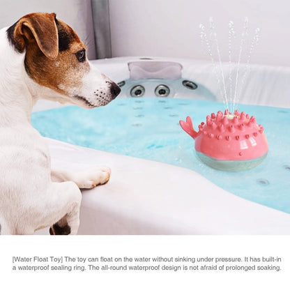 Juguete para perros – Juguete interactivo flotante con forma de ballena para masticar y jugar en el agua 🐋💦