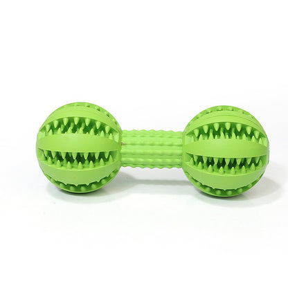 Juguete para perros – Pelota de goma para limpieza dental y relleno de snacks 🐾🦷