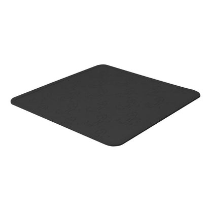 Alfombrilla antideslizante – Comedero para perros United Pets Negro (44,5 × 44,5 cm) 🐾🍽️