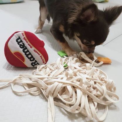 Juguete de olfato para perros – Forma divertida de fideos para cachorros 🐾🍜