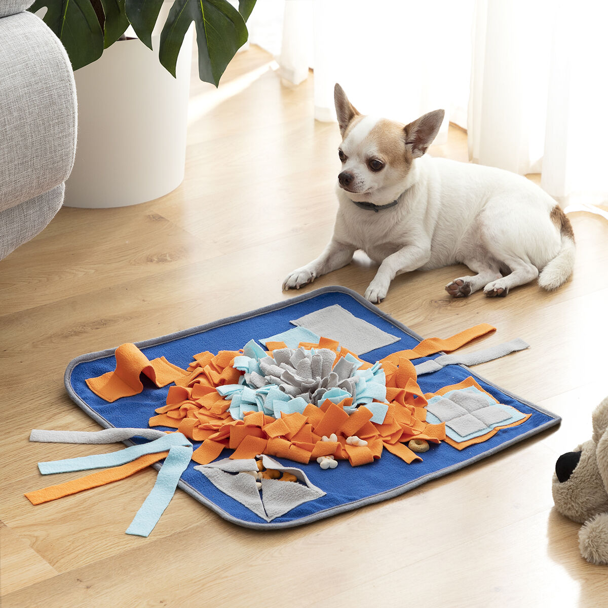 🐶 Alfombra olfativa para perros – Juego, diversión y comida más saludable 🦴