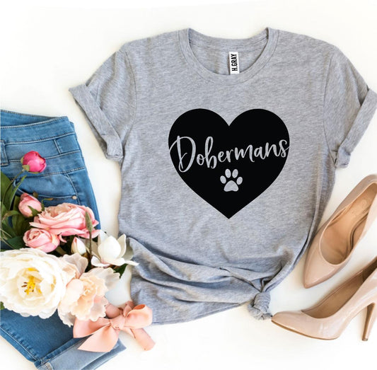 Camiseta Premium de Dóberman – ¡Ideal para amantes de los perros!